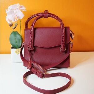 Sophisticated Burgundy Satchel